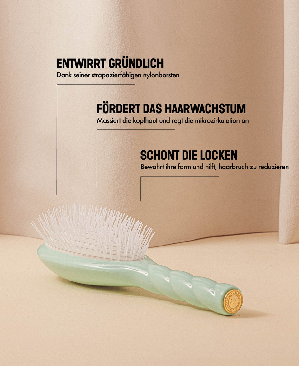N.07 Die Intense Entwirrend und Stimulierend Bürste Lagunenblau