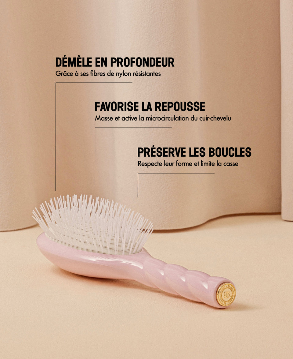 N.07 La Brosse Démêlante & Stimulante l'Intense Rose Lilas