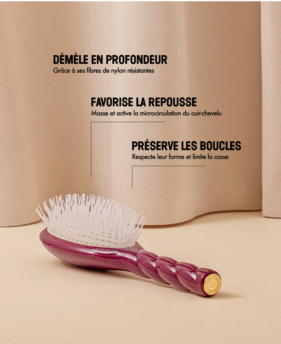 N.07 La Brosse Démêlante & Stimulante l'Intense Rouge Cerise
