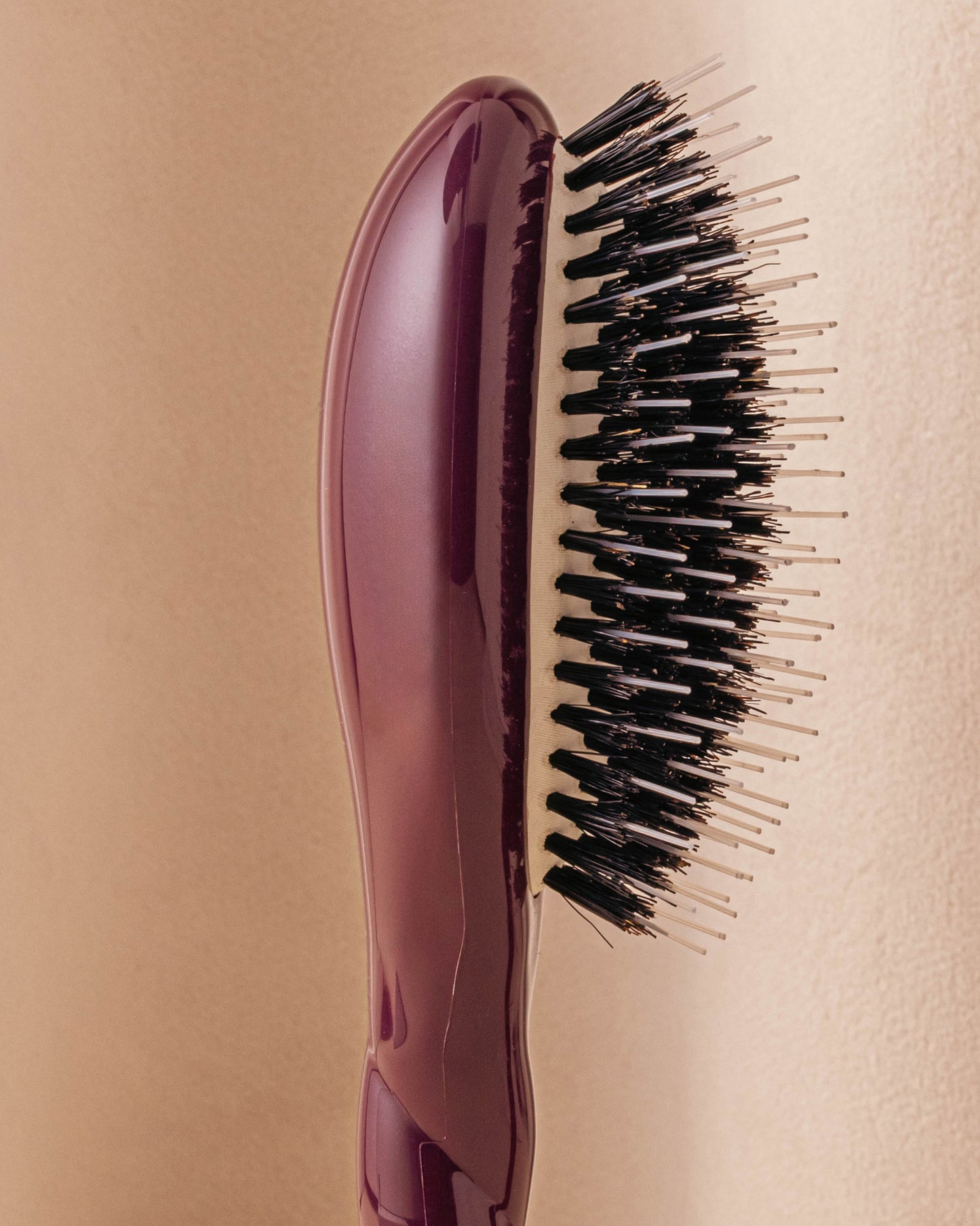 Édition Limitée Aubergine N.02 La Petite Brosse Démêlante & Soin l'Indispensable