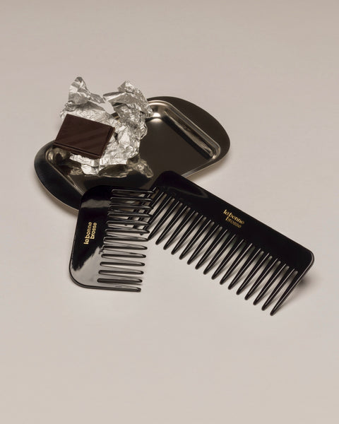 Edición Limitada El Peine Pequeño Grande Desenredante de Acetato Negro - Image 2