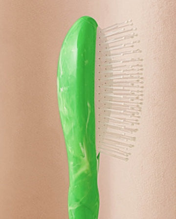 Roseanna x La Bonne Brosse N.04 La Petite Brosse Démêlante & Massante La Miracle Tie & Dye Vert