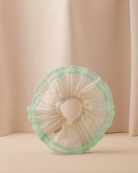 The Large Lagoon Blue Scrunchie - Image 1