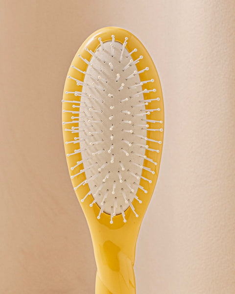 N.04 The Small Massaging Detangling Hair Brush THE MIRACLE Saffron Yellow - Image 3
