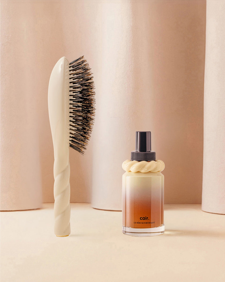 Duo Fortifiant : La Bonne Brosse Blanc Crème et le Sérum Fortifiant Cair