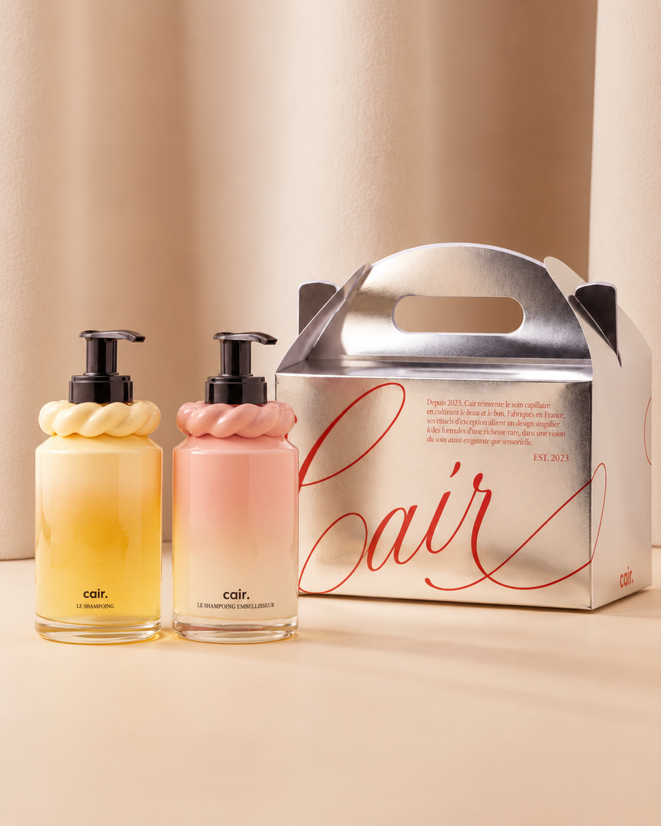 Duo Double Nettoyage Cair et sa Boîte Cadeau Argentée