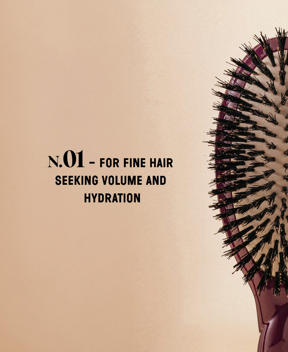 Limited Edition Aubergine N.01 The Shine & Care HairBrush The Universal