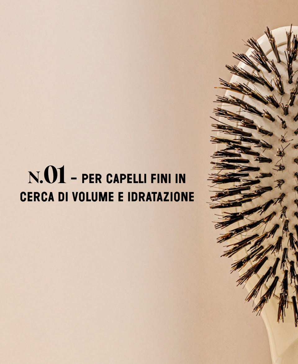 N.01 L’Universale Brillantezza e Cura Spazzola Bianco Crema