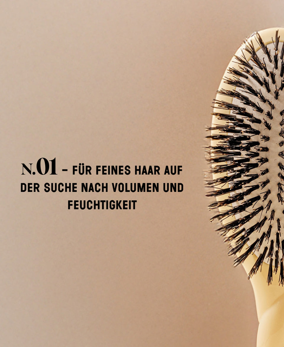 N.01 Glanz und Pflege Die Universelle Bürste Cair-Elfenbein
