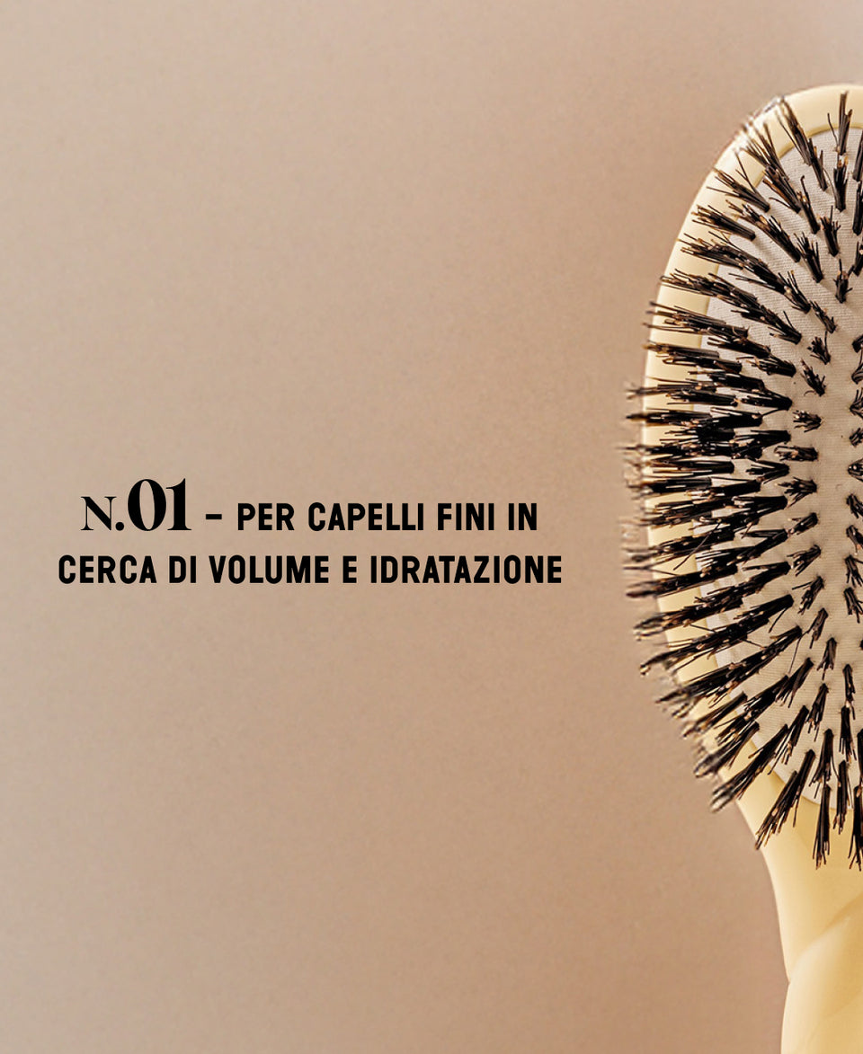 N.01 L’Universale Brillantezza e Cura Spazzola Avorio Cair