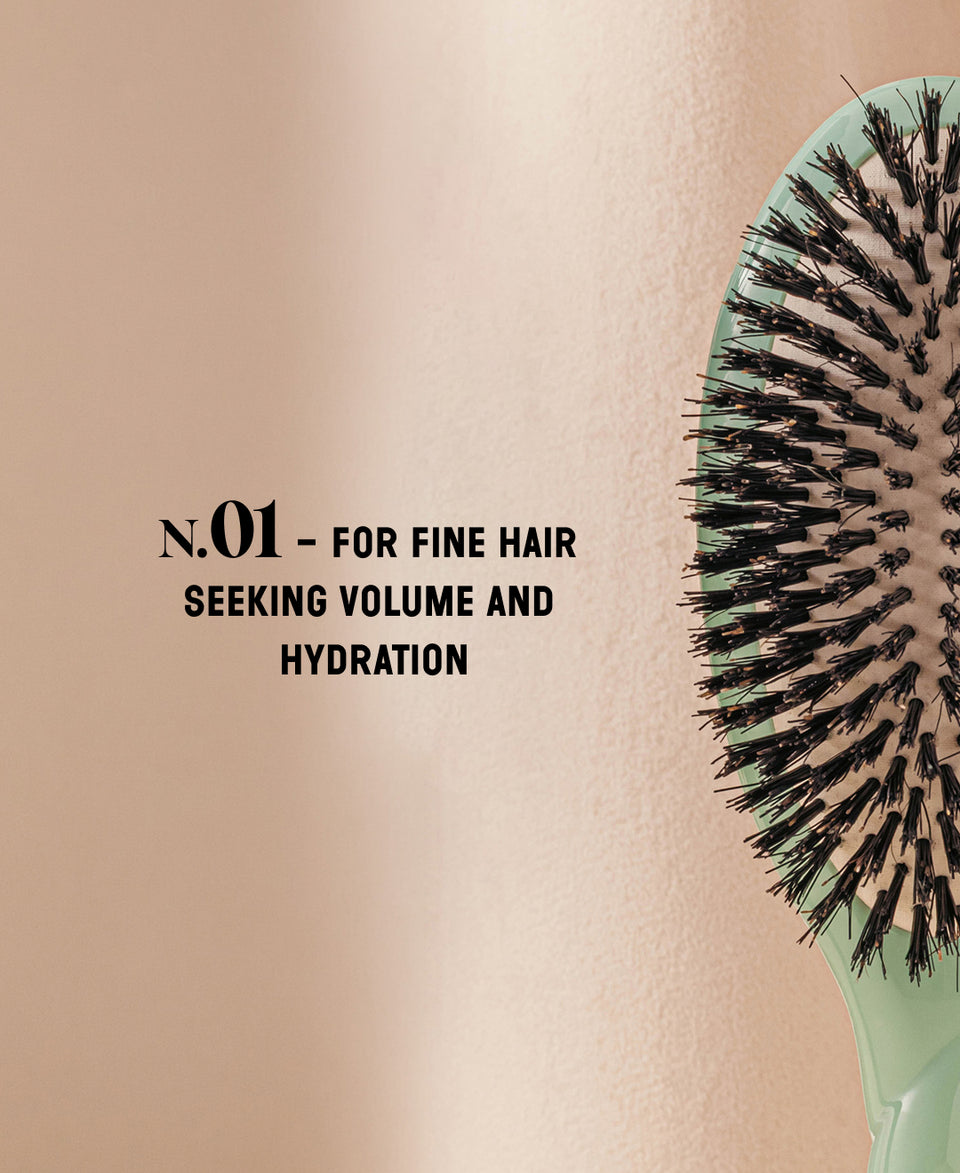 N.01 The Shine & Care HairBrush The Universal Lagoon Blue