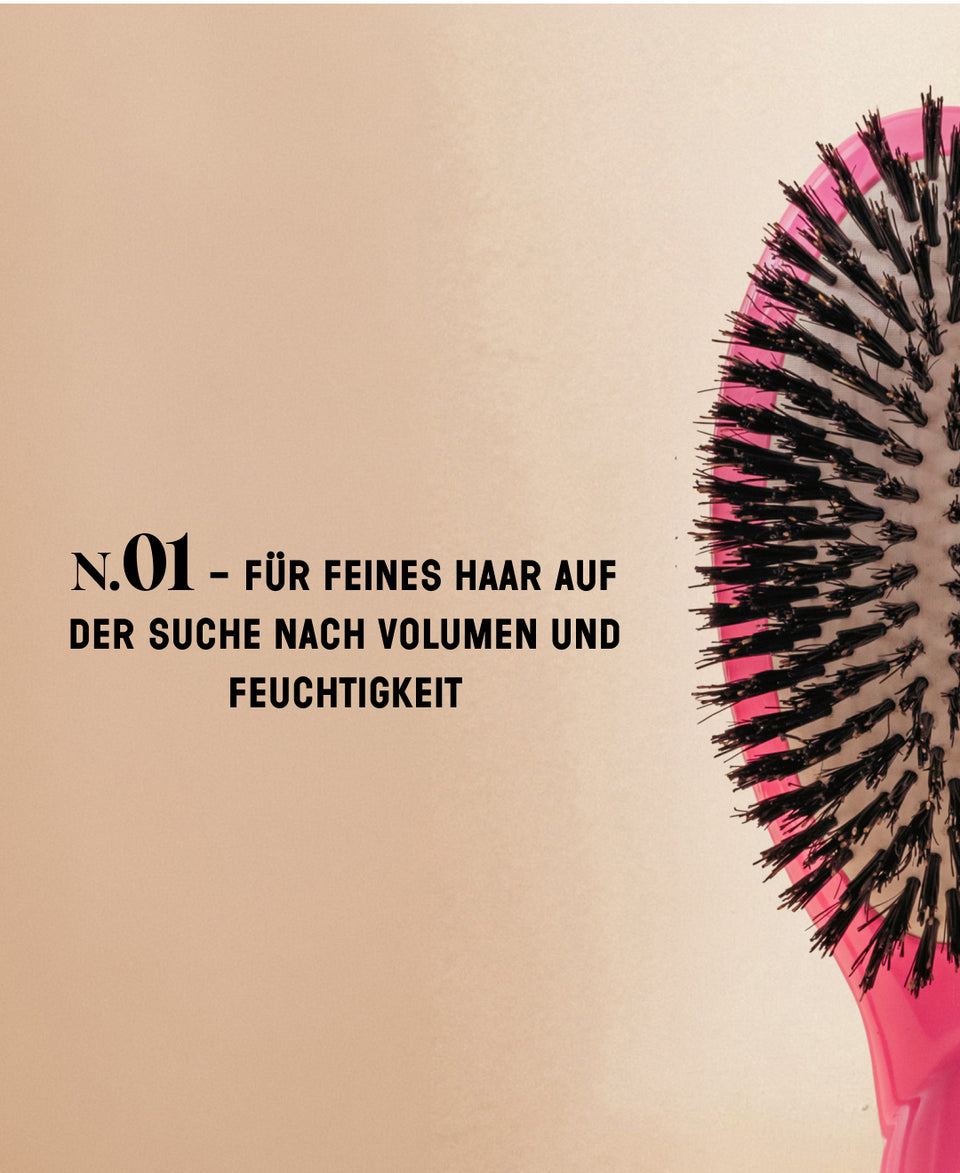 Limitierte Edition Pinker Oktober N.01 Die Universelle Glanz und Pflegebürste