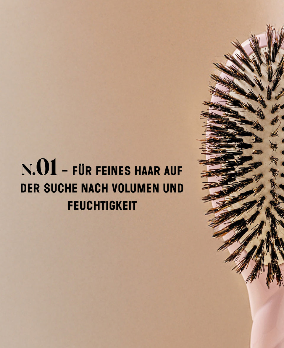 N.01 Glanz und Pflege Die Universelle Bürste Fliederrosa