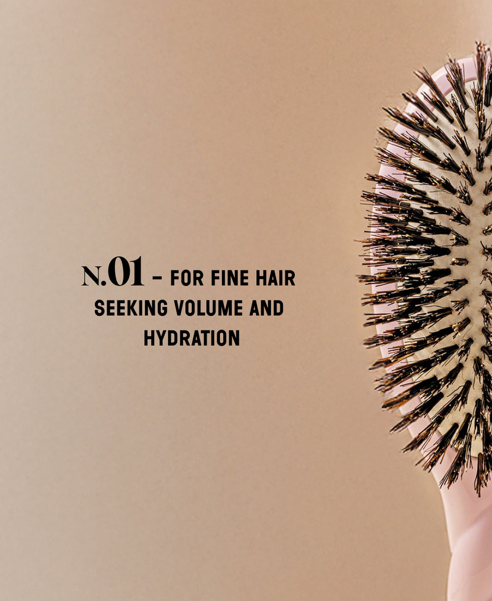 N.01 The Shine & Care HairBrush The Universal Pink