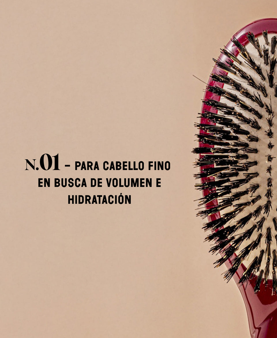 N.01 Brillo y Cuidado La Universal Cepillo Rojo Cereza