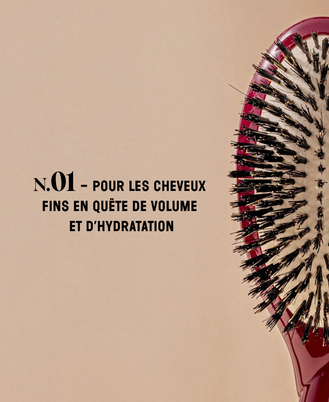 N.01 La Brosse Brillance & Soin l'Universelle Rouge Cerise