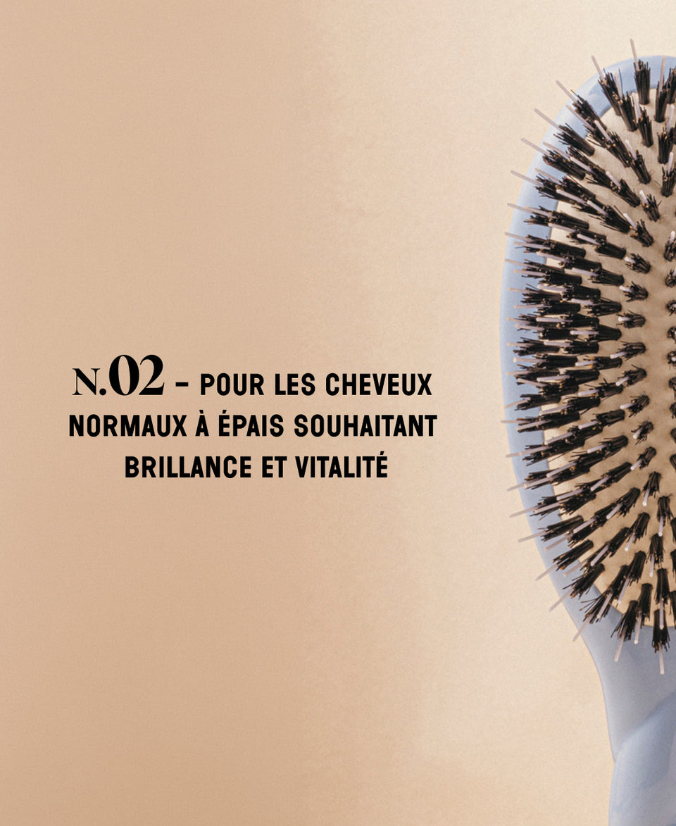 N.02 La Brosse Démêlante & Soin l'Indispensable Bleu Ciel