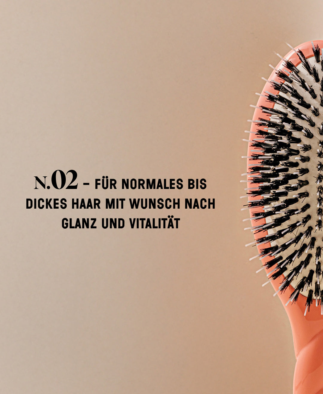 N.02 Lo Indispensable De Cuidado y Desenredado Cepillo Coral