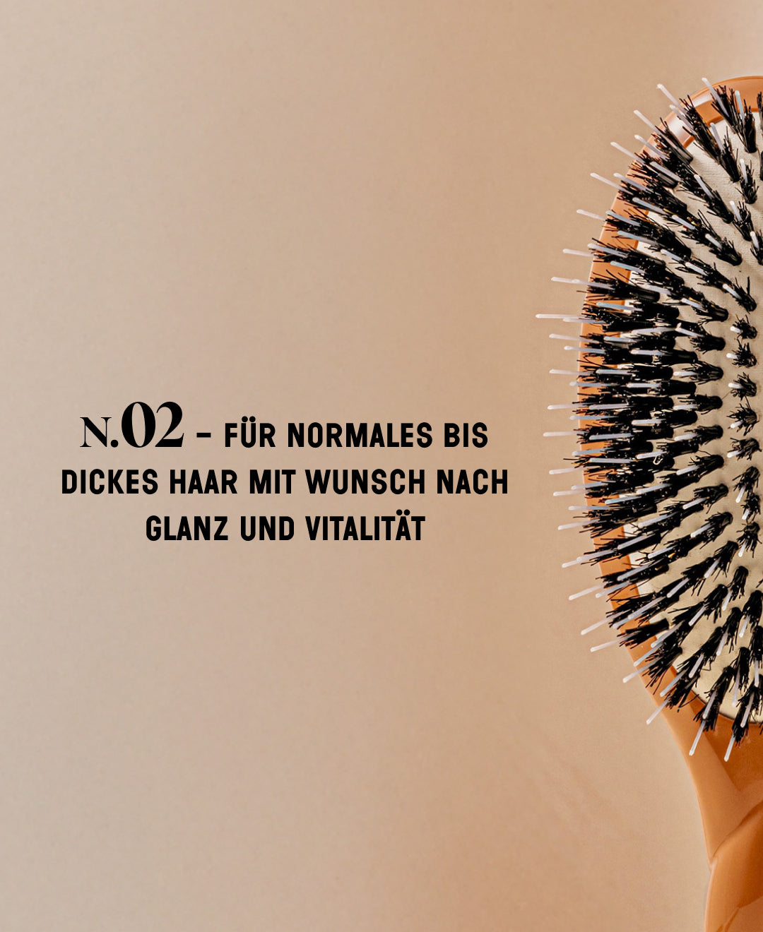 N.02 Lo Indispensable De Cuidado y Desenredado Cepillo Terracota