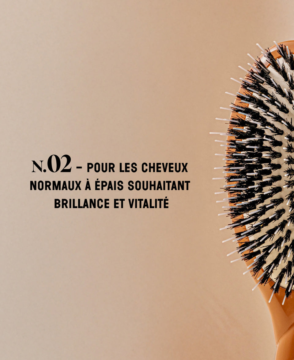 N.02 La Brosse Démêlante & Soin l'Indispensable Terracotta