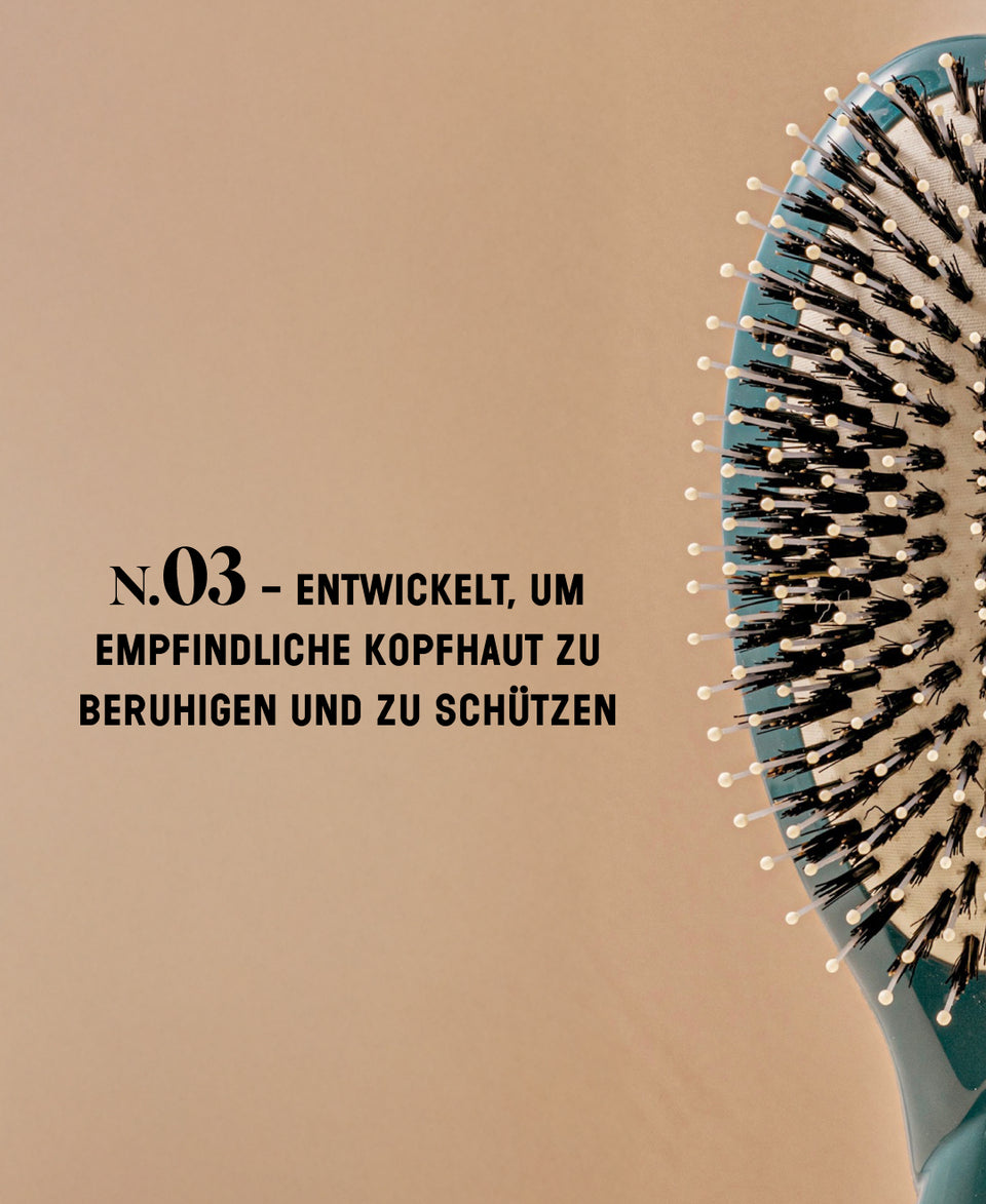 N.03 Unverzichtbare Sanftheit Bürste Encreblau