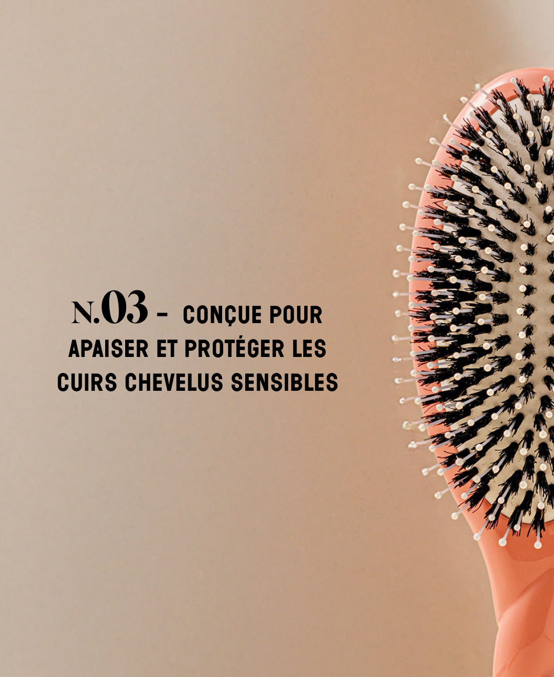 N.03 Indispensable Dulzura Cepillo Coral