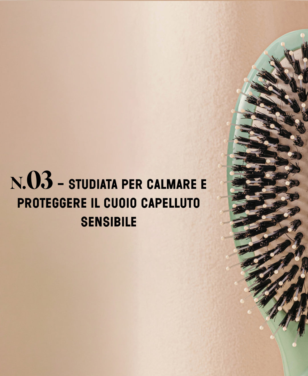 N.03 L'Essenziale Dolcezza Spazzola blu laguna