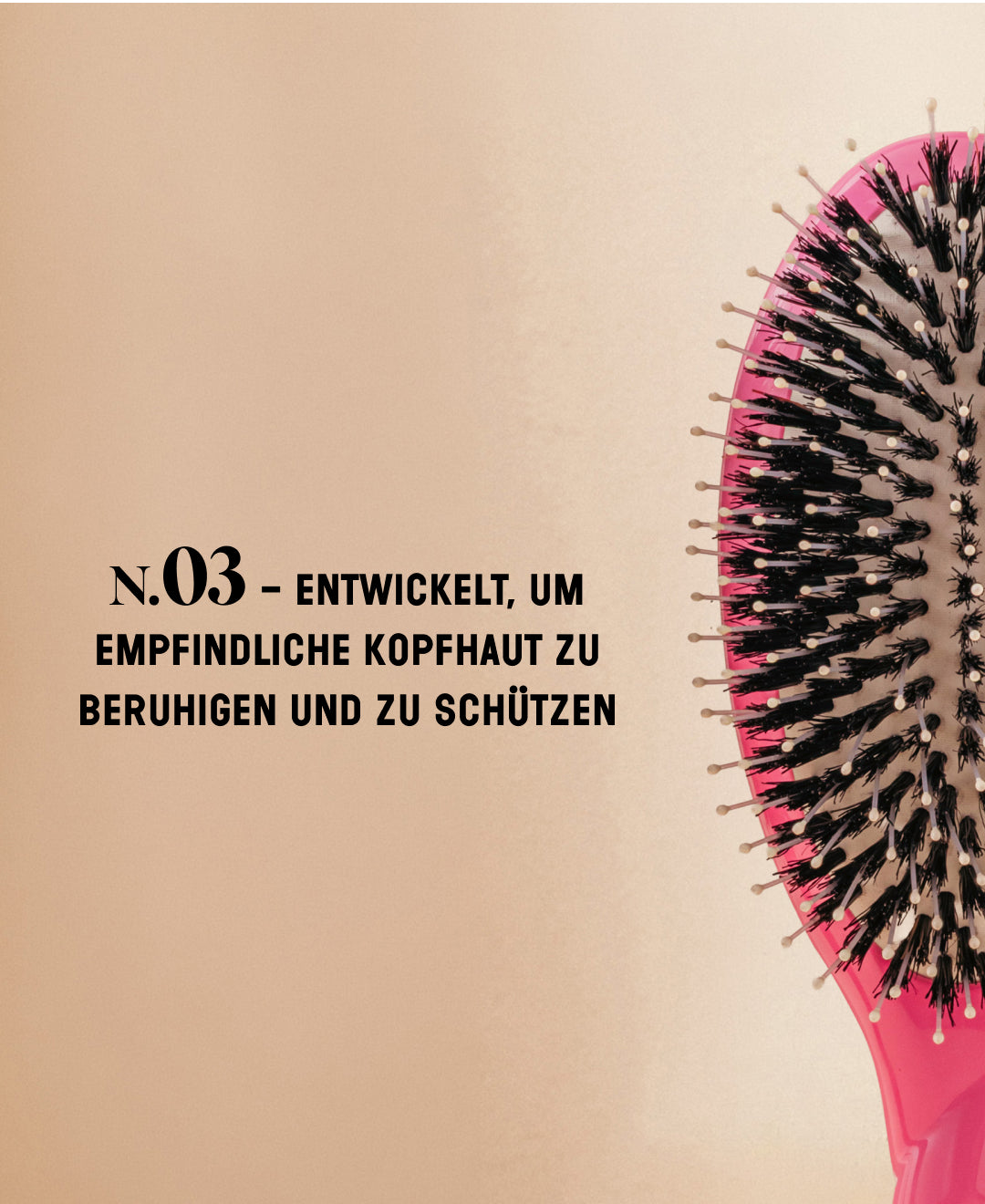 Limitierte Edition Pinker Oktober N.03 Unverzichtbare Sanftheit Bürste