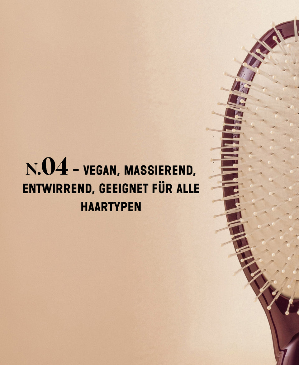 Limitierte Edition Aubergine – N.04 Entwirrende und Massierende Wunder Bürste