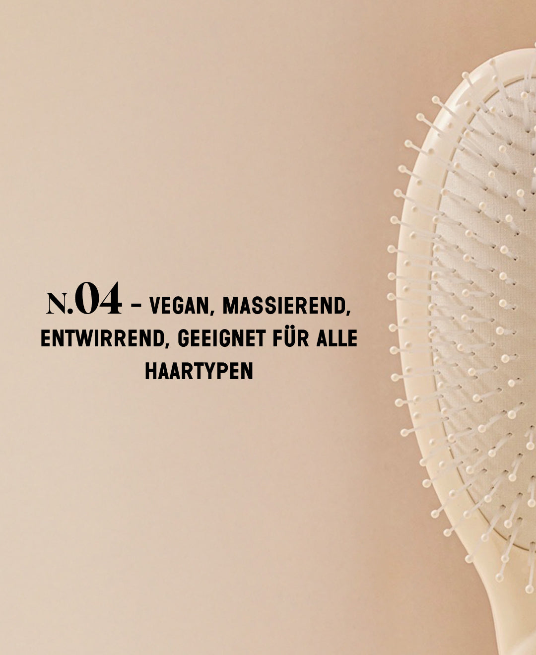 N.04 La Brosse Démêlante & Massante La Miracle Blanc Crème