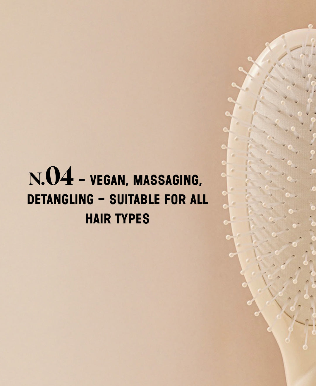 N.04 La Brosse Démêlante & Massante La Miracle Blanc Crème