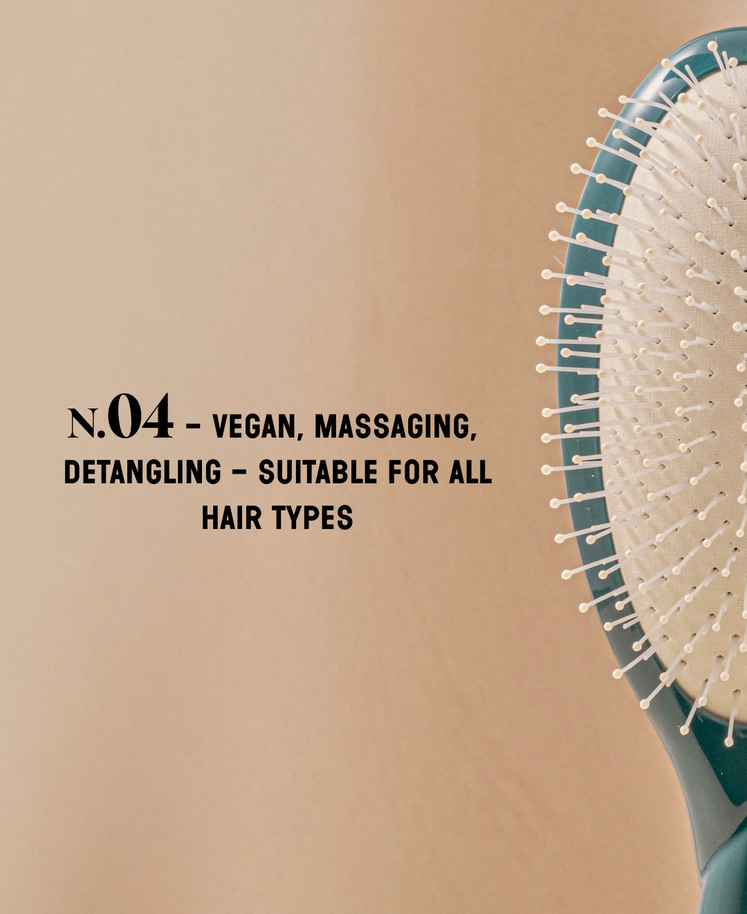 N.04 The Massaging Detangling Hairbrush The Miracle Blue