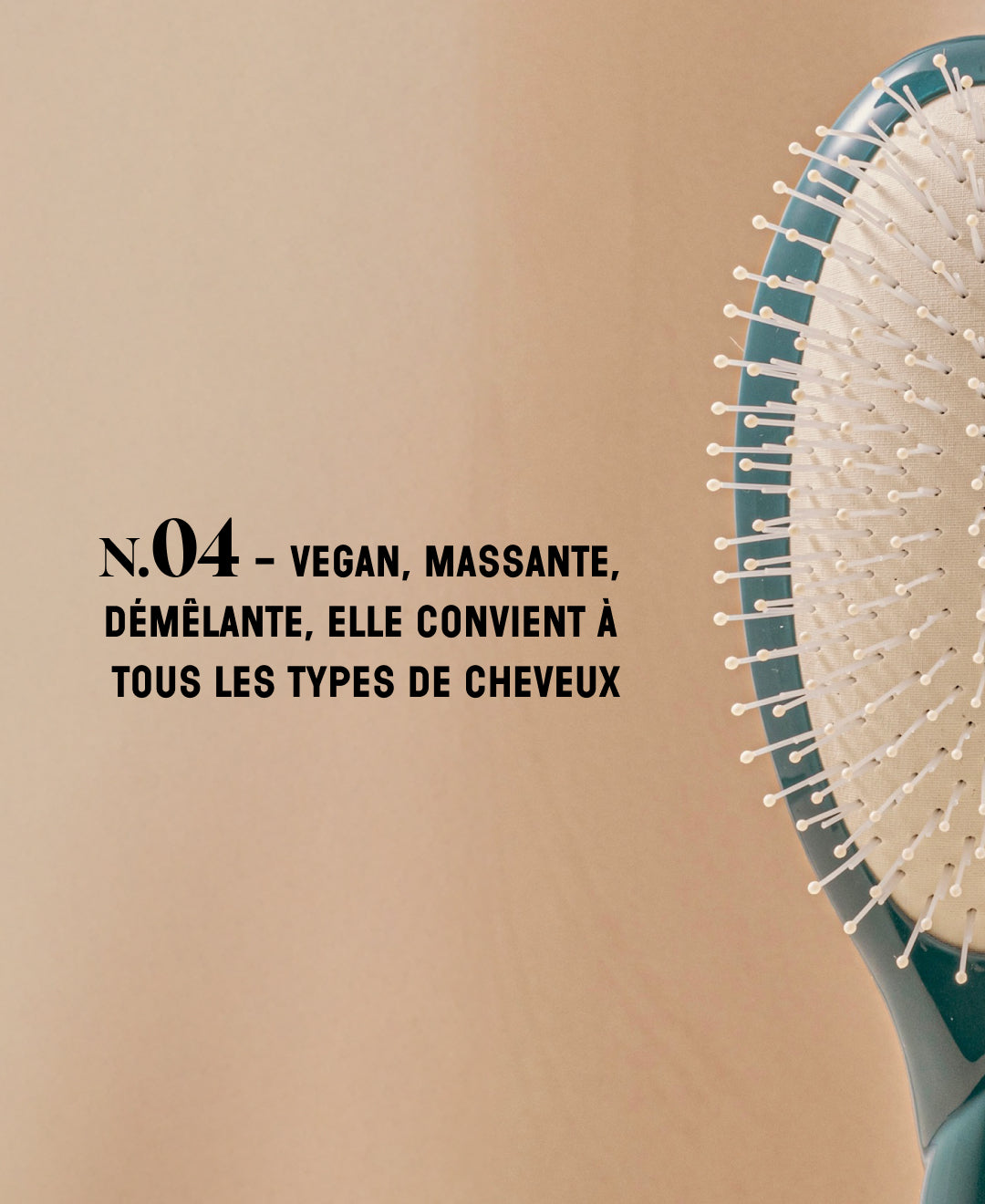 N.04 The Massaging Detangling Hairbrush The Miracle Blue