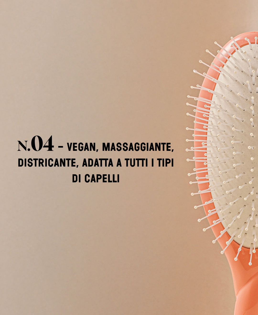 N.04 El Cepillo Desenredante y Masajeador La Miracle Coral
