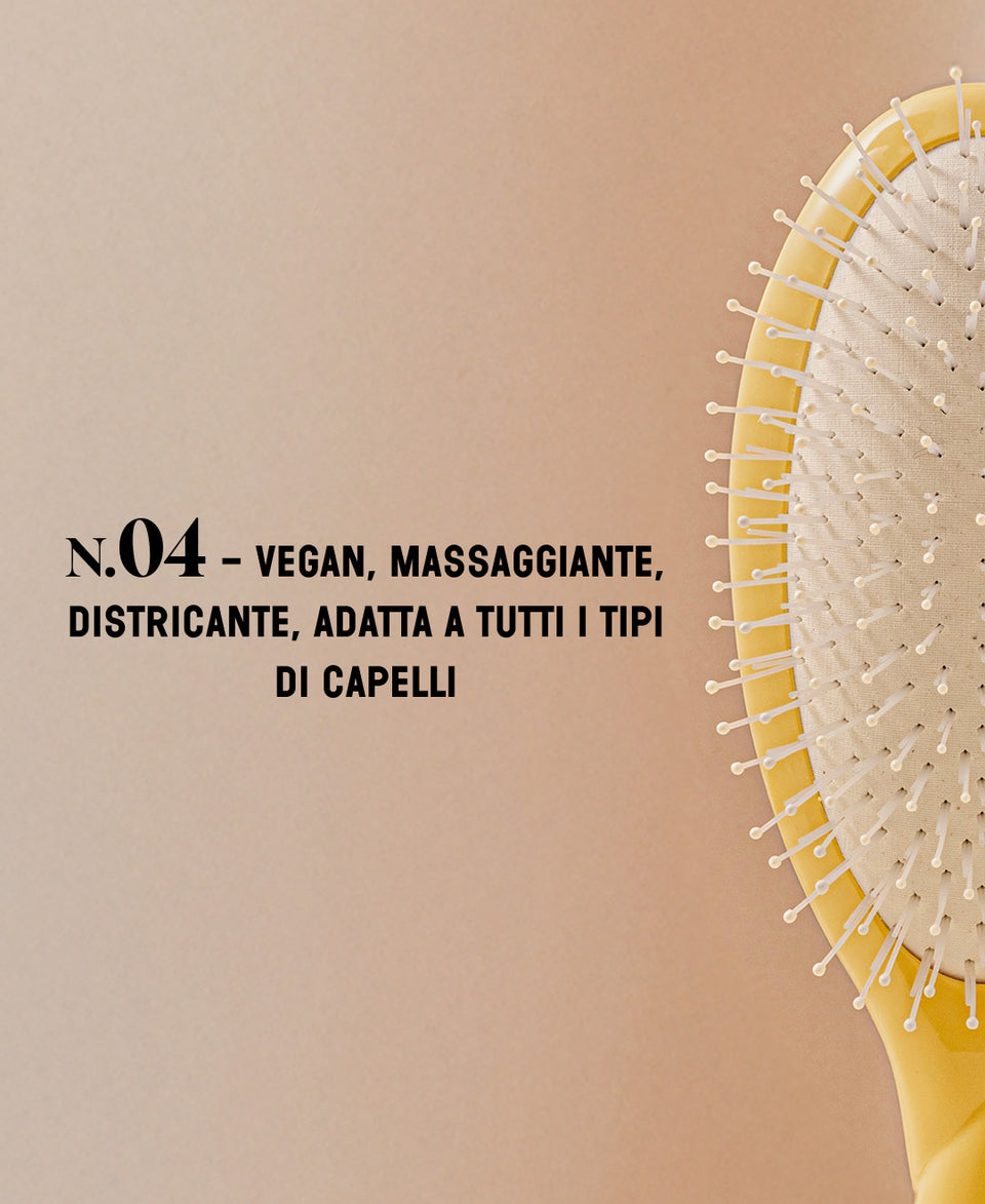 N.04 Il Miracolo Districante e Vegan Spazzola Giallo Zafferano