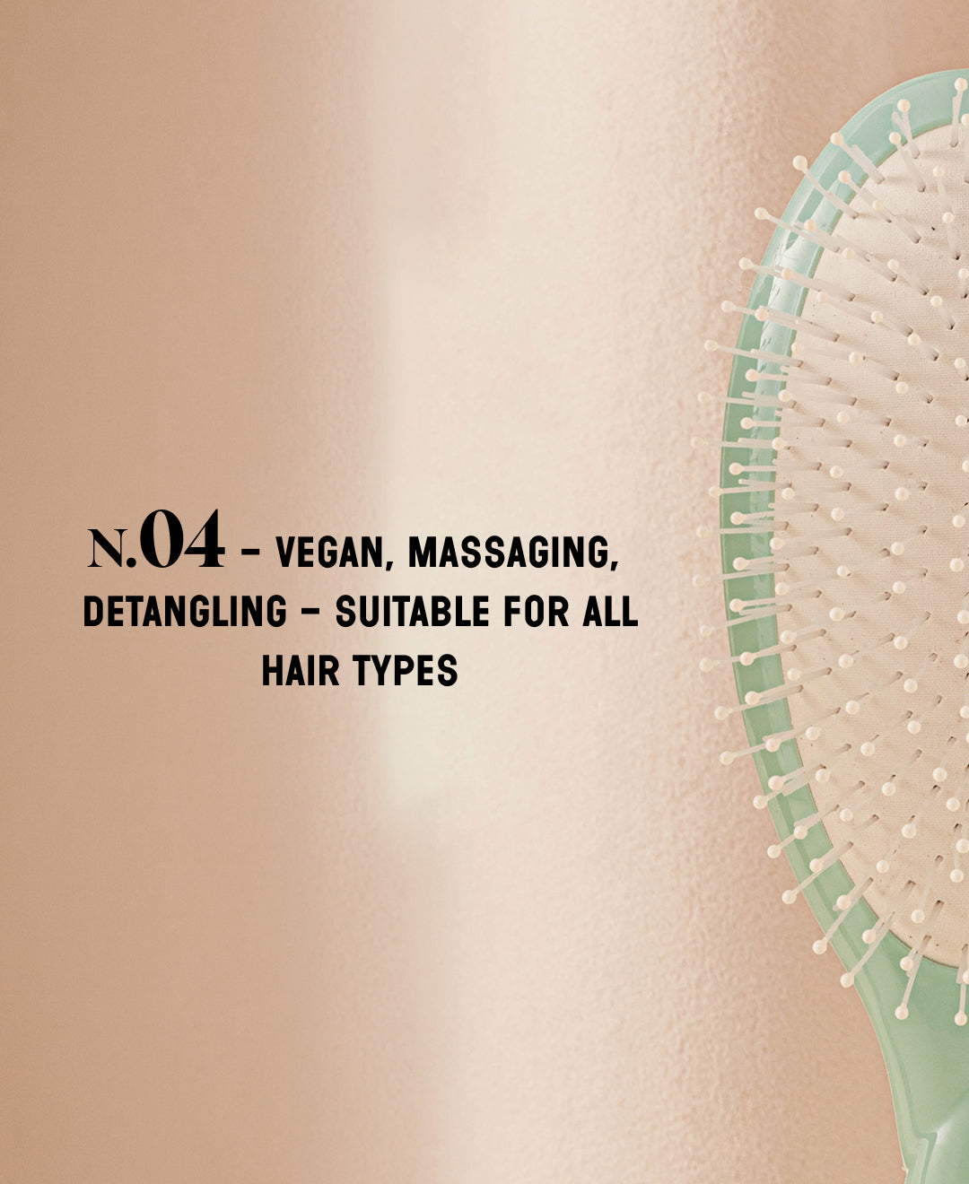 N.04 The Massaging Detangling HairBrush The Miracle Lagoon Blue