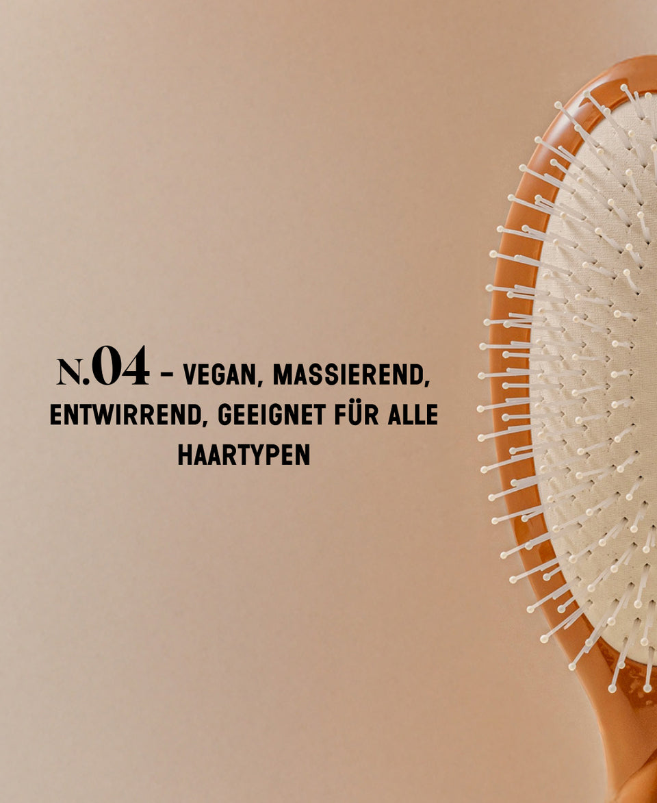 N.04 Die Wunderbare: Entwirrend & Vegan Bürste Terrakotta