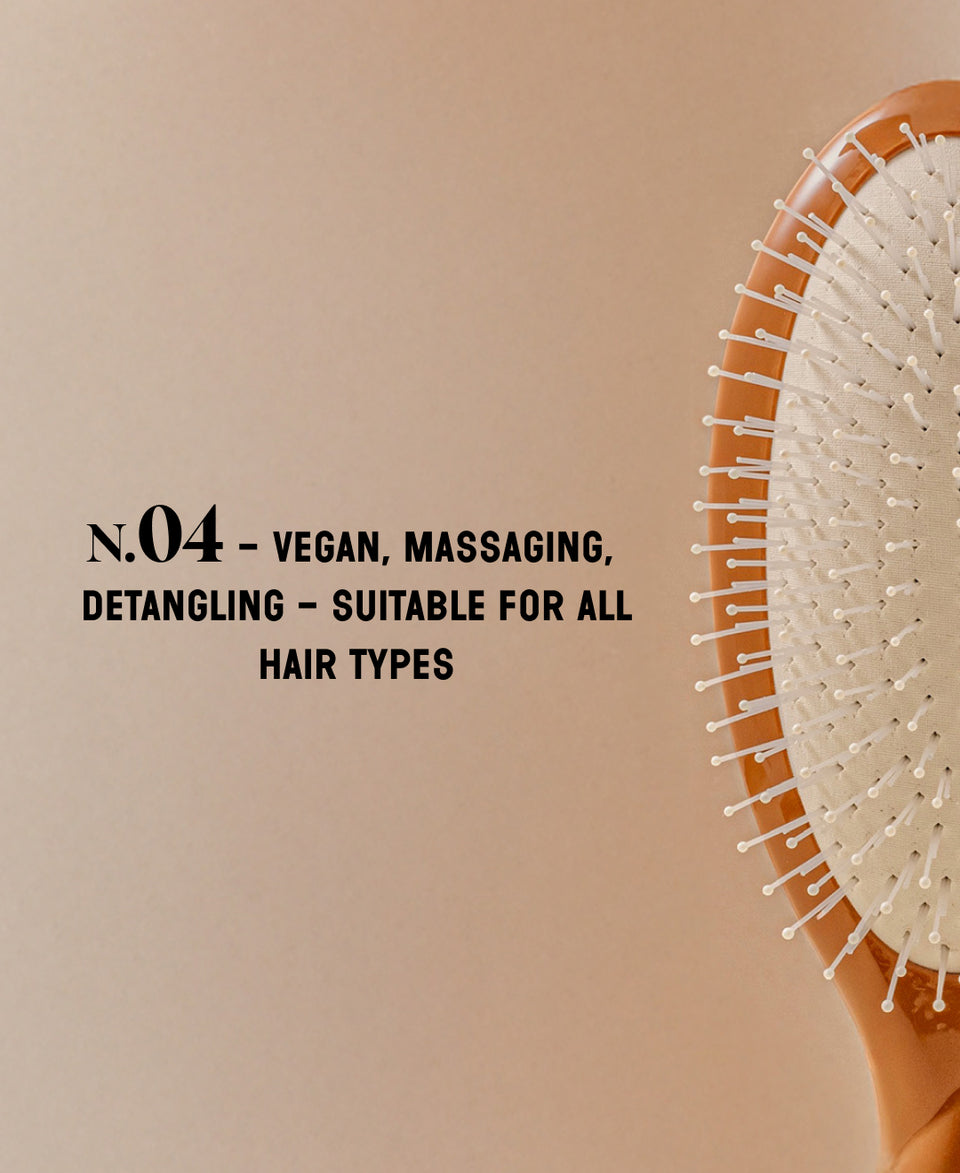 N.04 The Massaging Detangling HairBrush The Miracle Terracotta
