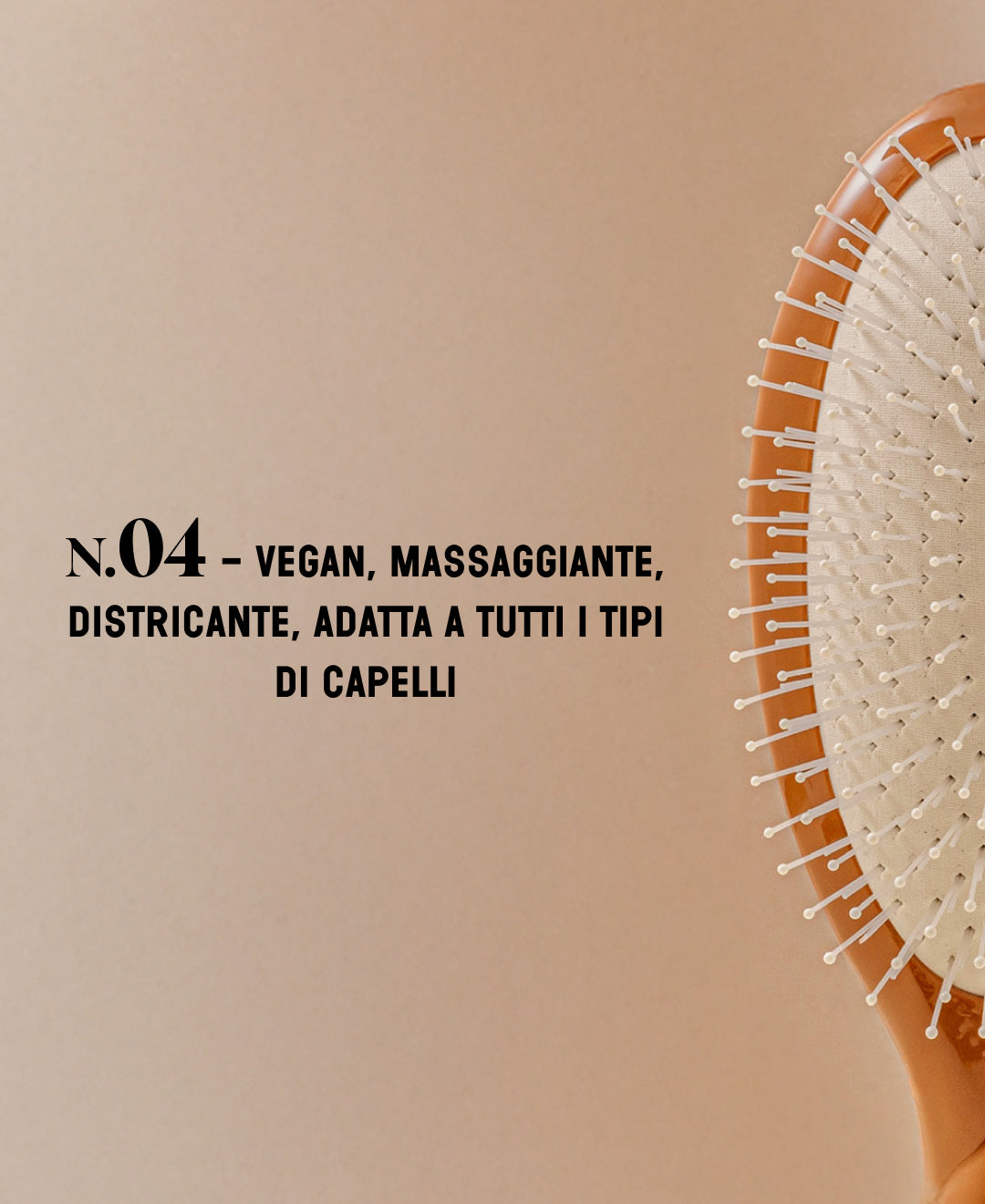 N.04 El Cepillo Desenredante y Masajeador La Miracle Terracota