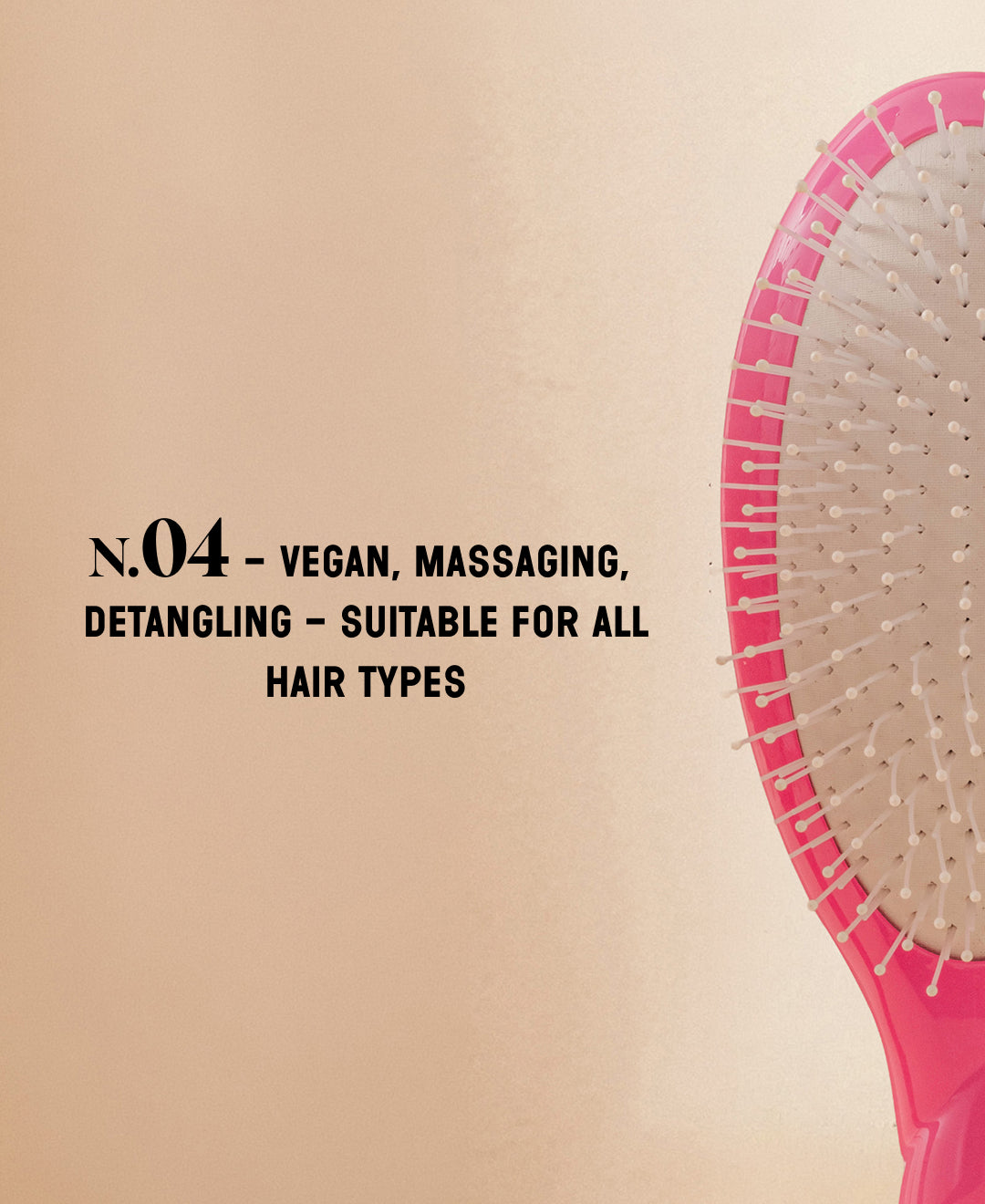 Limited Edition October Pink N.04 The Massaging Detangling Hairbrush The Miracle