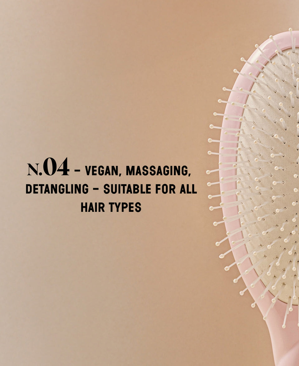 N.04 The Massaging Detangling HairBrush The Miracle Pink