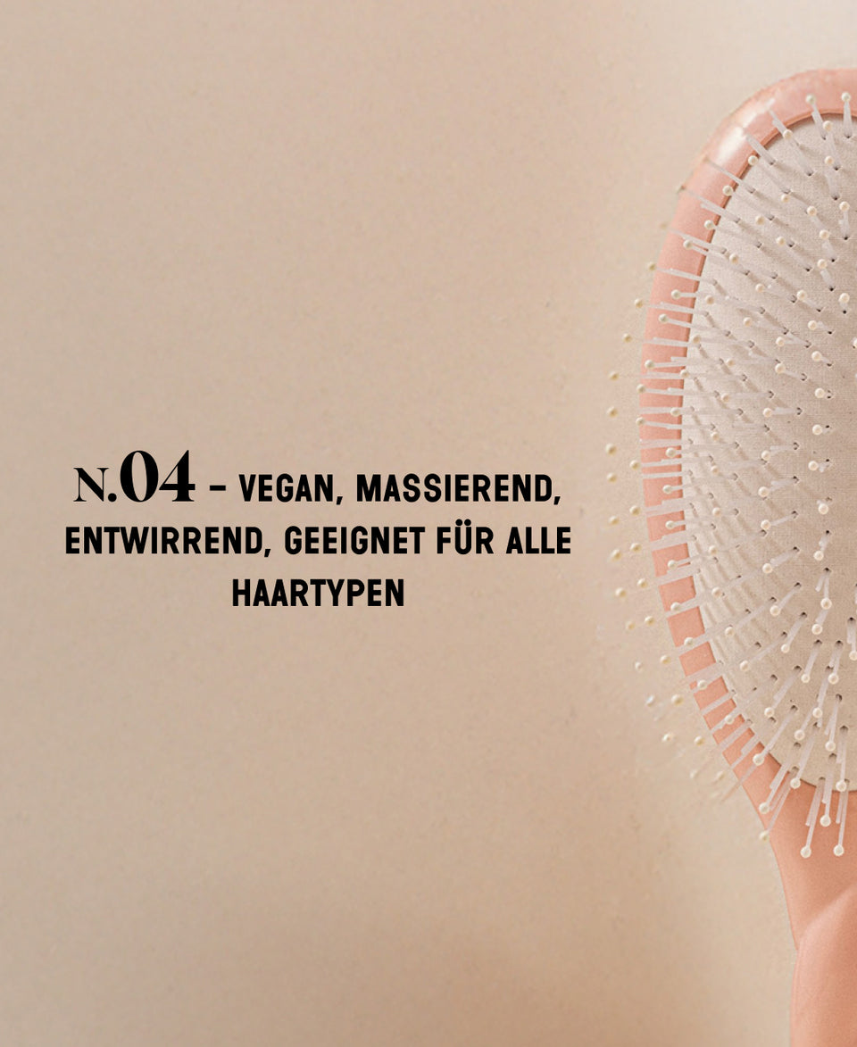 N.04 The Miracle Powder Pink Entwirrungs- und Massagebürste