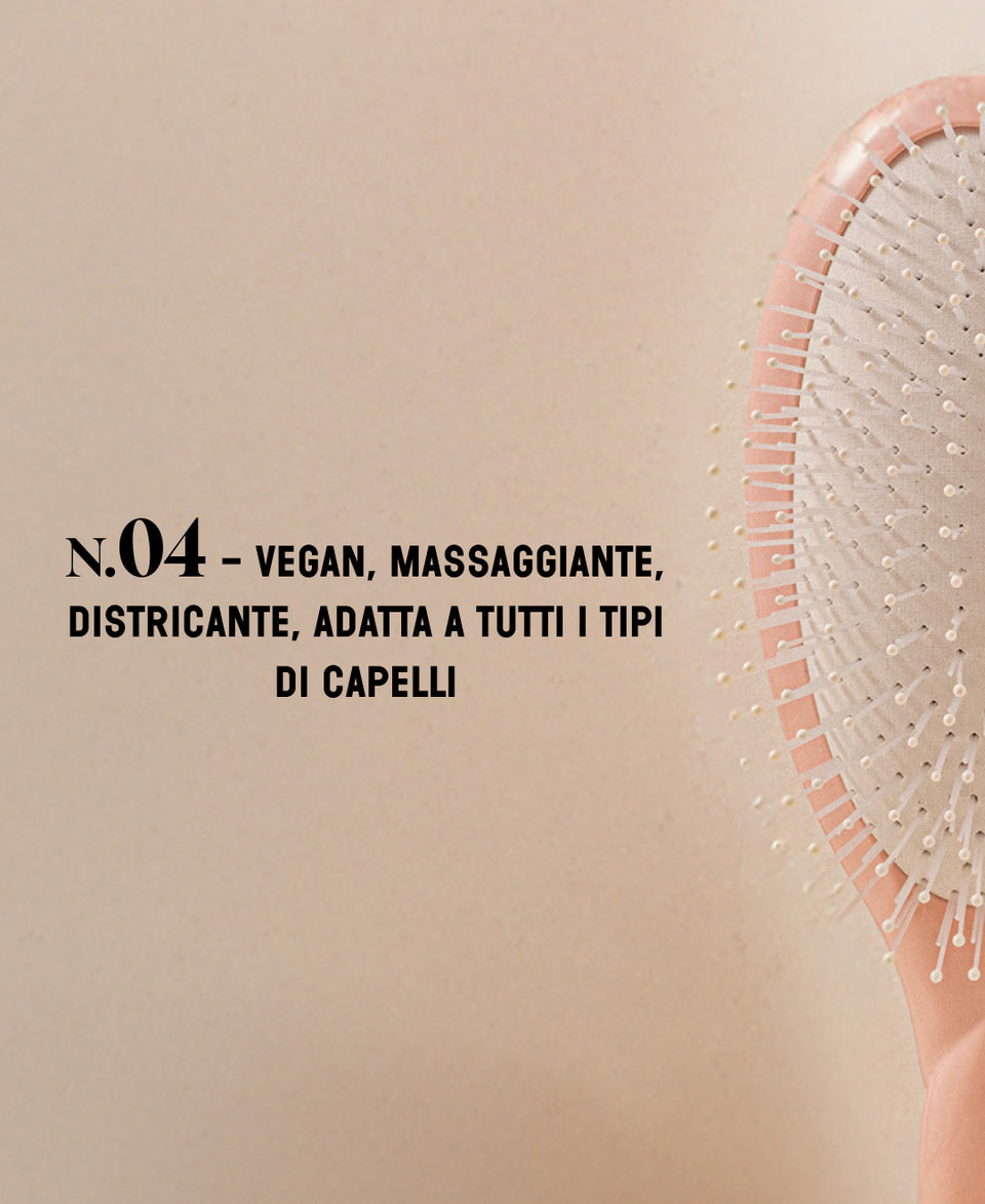 N.04 La Spazzola Districante e Massaggiante La Miracle Rosa Cipria