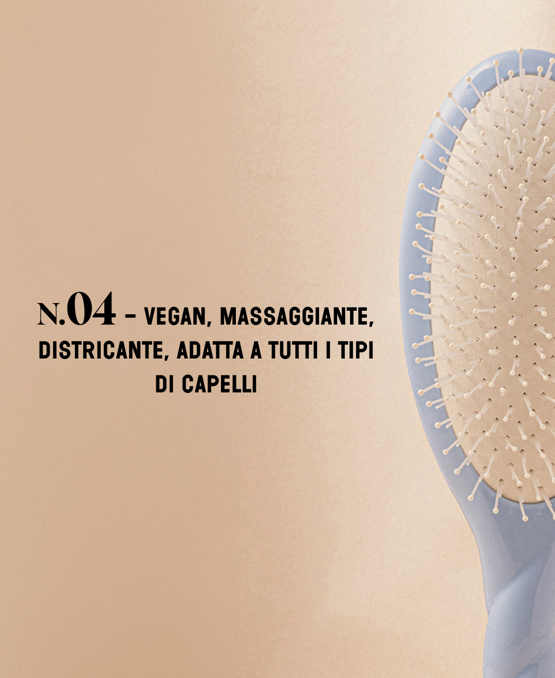 N.04 Il Miracolo Districante e Vegan Spazzola azzurro cielo