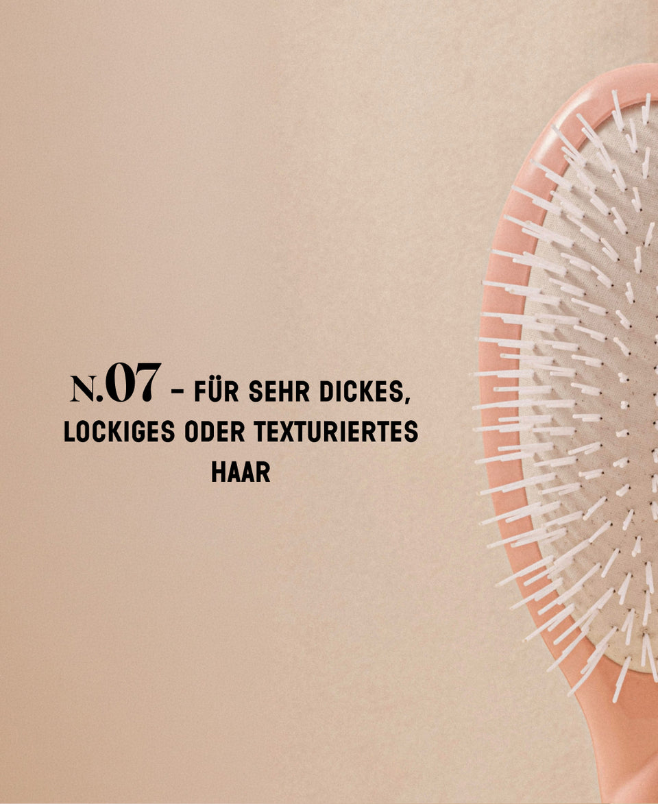 N.07 Die Intense Entwirrend und Stimulierend Bürste Puderrosa