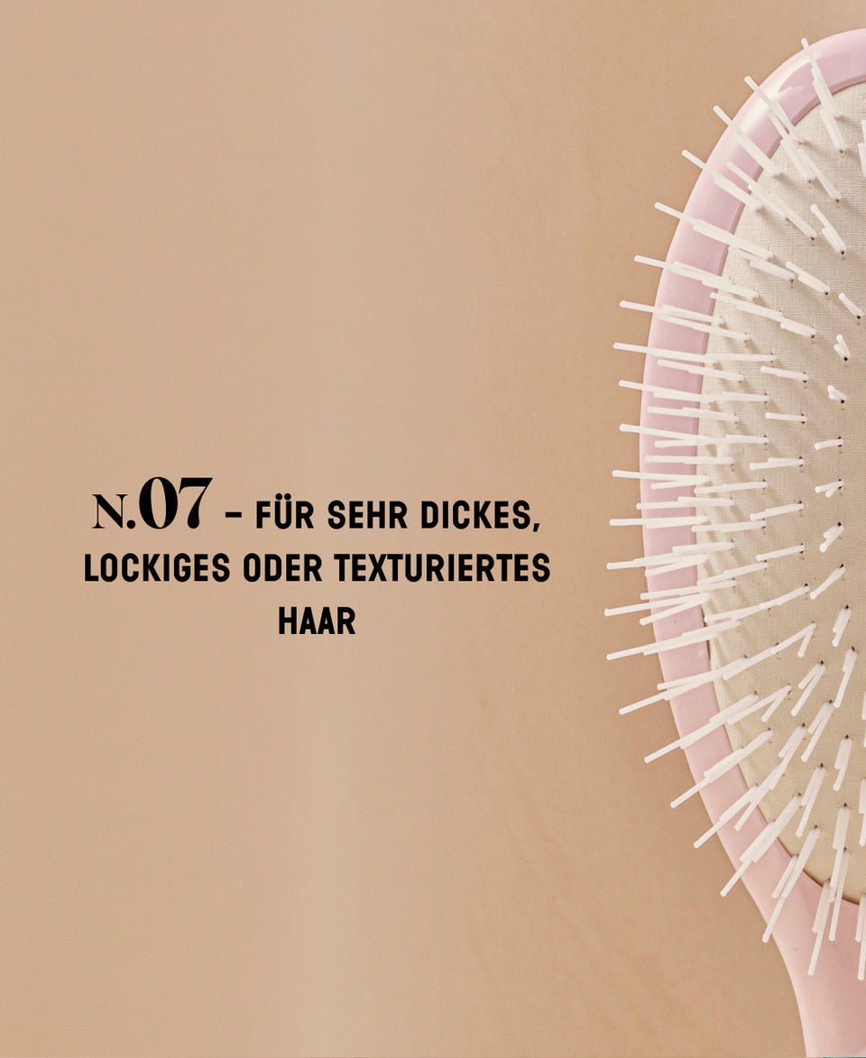 N.07 Die Intense Entwirrend und Stimulierend Bürste Fliederrosa
