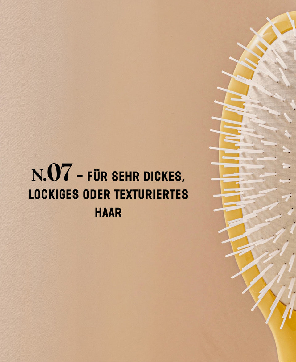 N.07 Die Intense Entwirrend und Stimulierend Bürste Safrangelb
