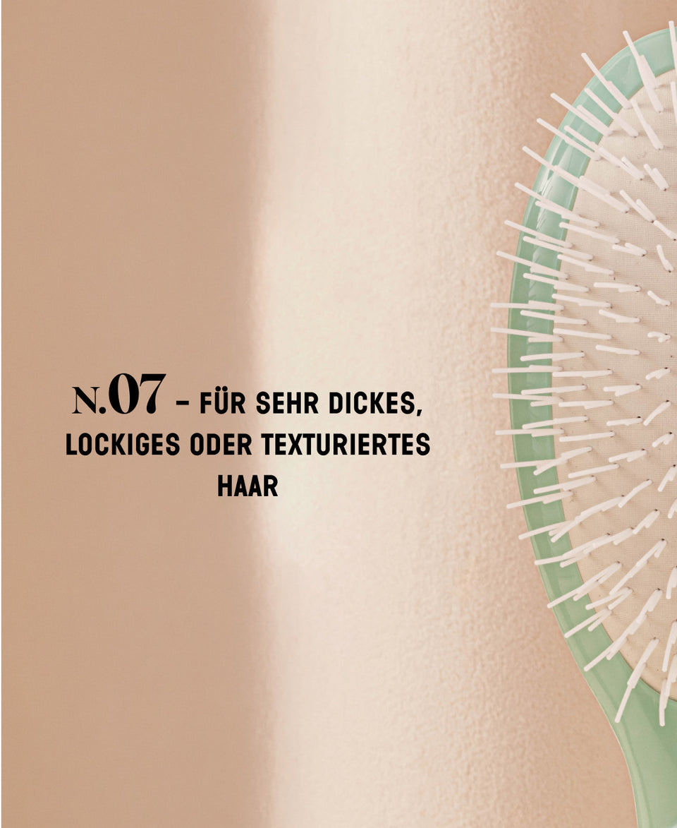 N.07 Die Intense Entwirrend und Stimulierend Bürste Lagunenblau