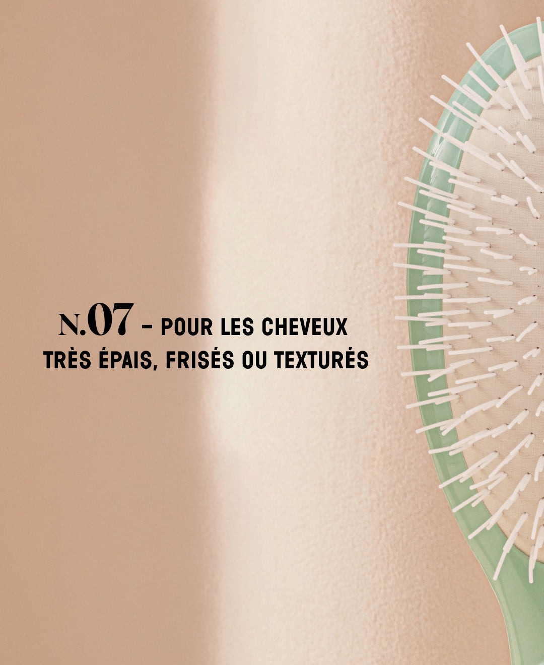 N.07 La Brosse Démêlante & Stimulante l'Intense Bleu Lagon