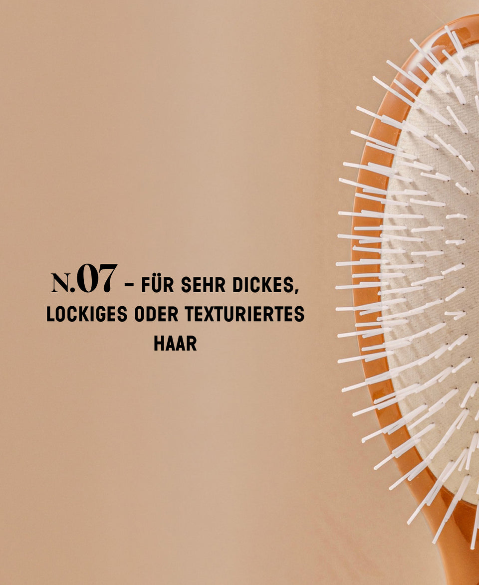 N.07 Die Intense Entwirrend und Stimulierend Bürste Terrakotta